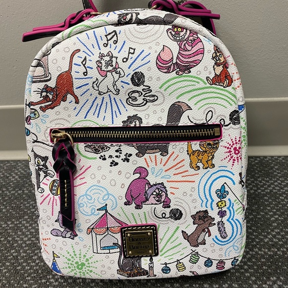 Dooney & Bourke Disney Sketch Cats Backpack - Picture 2 of 5